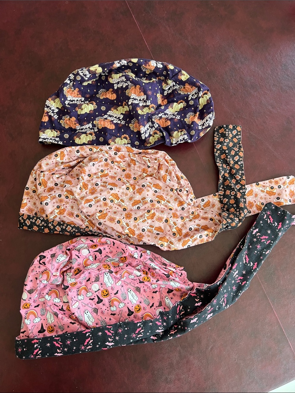 KimKaps Assorted Fall Scrub Caps - Picture 3 of 3